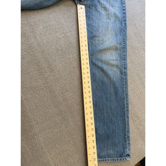 Polo Ralph Lauren Vintage Men's Jeans W33 L34 Straight Leg Blue Denim Authentic - Picture 8 of 16